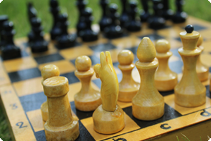 chess landing theme